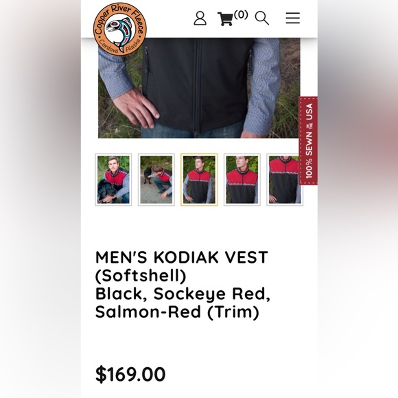 Cooper River Fleece, Kodiak Vest. Men’s. - Picture 11 of 12